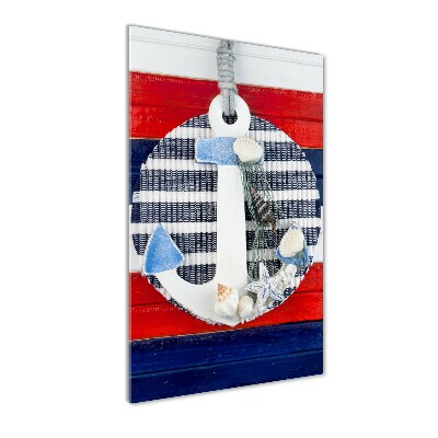 Cuadro de vidrio templado 4mm para pared vertical Ancla