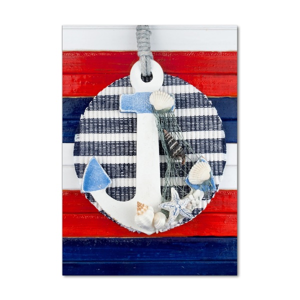 Cuadro de vidrio templado 4mm para pared vertical Ancla