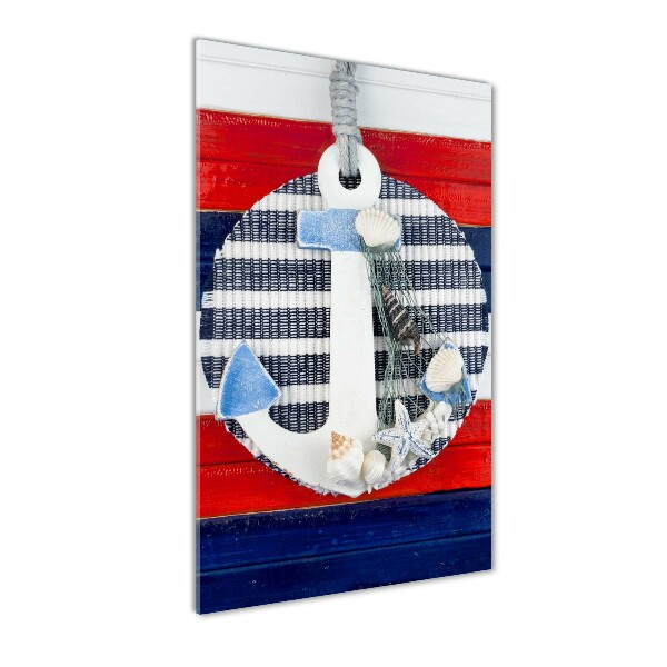 Cuadro de vidrio templado 4mm para pared vertical Ancla