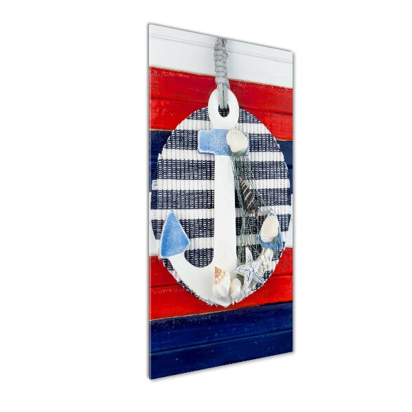 Cuadro de vidrio templado 4mm para pared vertical Ancla