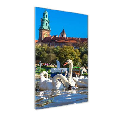 Cuadro decorativo en cristal con canto pulido vertical Cracovia, Polonia