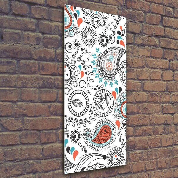 Cuadro decorativo en cristal con canto pulido vertical Adornos