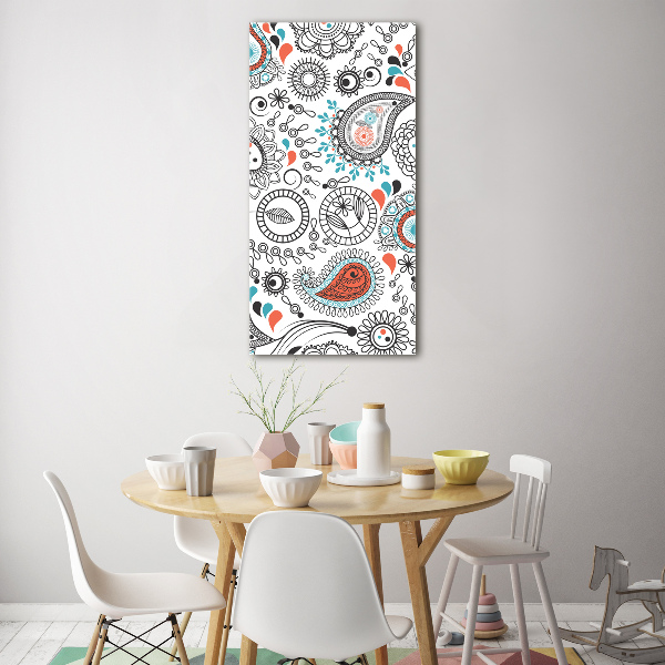 Cuadro decorativo en cristal con canto pulido vertical Adornos