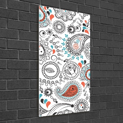 Cuadro decorativo en cristal con canto pulido vertical Adornos