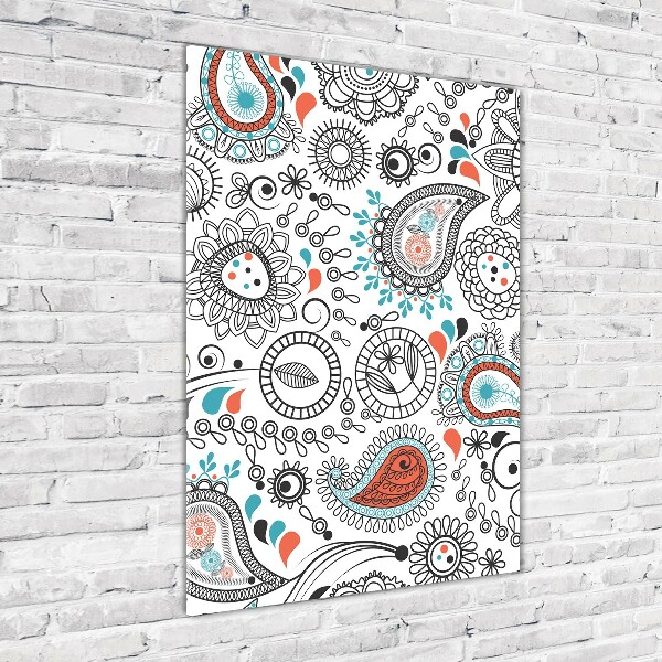 Cuadro decorativo en cristal con canto pulido vertical Adornos