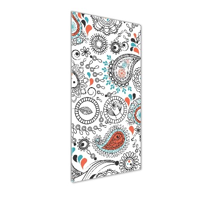 Cuadro decorativo en cristal con canto pulido vertical Adornos