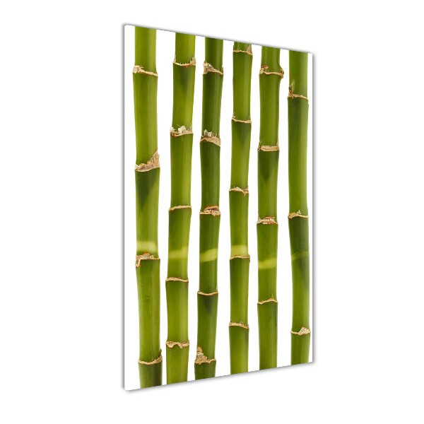 Fotocuadro de cristal elegante para hogar vertical Bambú