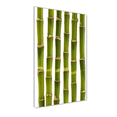 Fotocuadro de cristal elegante para hogar vertical Bambú