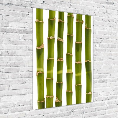 Fotocuadro de cristal elegante para hogar vertical Bambú