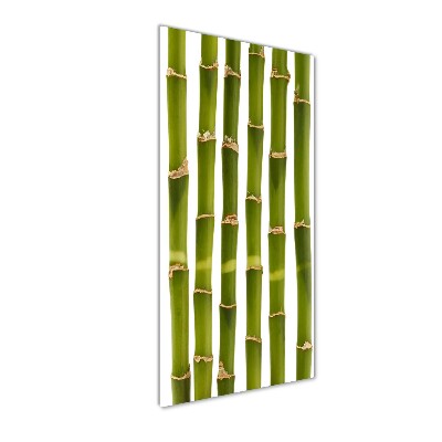 Fotocuadro de cristal elegante para hogar vertical Bambú
