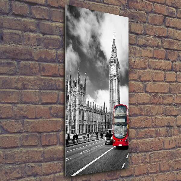 Cuadro de vidrio templado 4mm para pared vertical Big Ben de Londres