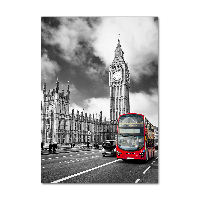 Cuadro de vidrio templado 4mm para pared vertical Big Ben de Londres