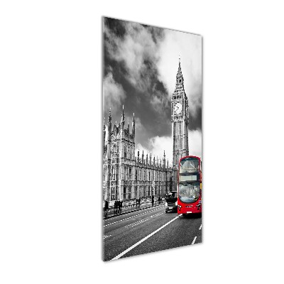 Cuadro de vidrio templado 4mm para pared vertical Big Ben de Londres