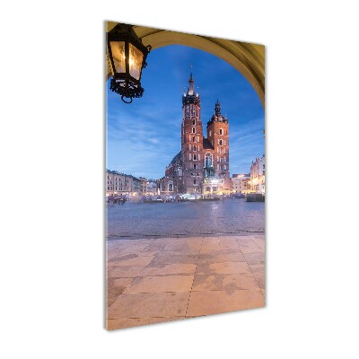Cuadro decorativo en cristal con canto pulido vertical Cracovia, Polonia