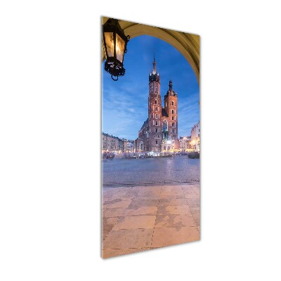 Cuadro decorativo en cristal con canto pulido vertical Cracovia, Polonia