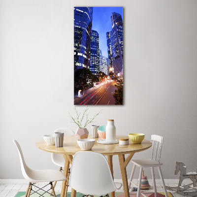 Cuadro de vidrio templado 4mm para pared vertical Rascacielos
