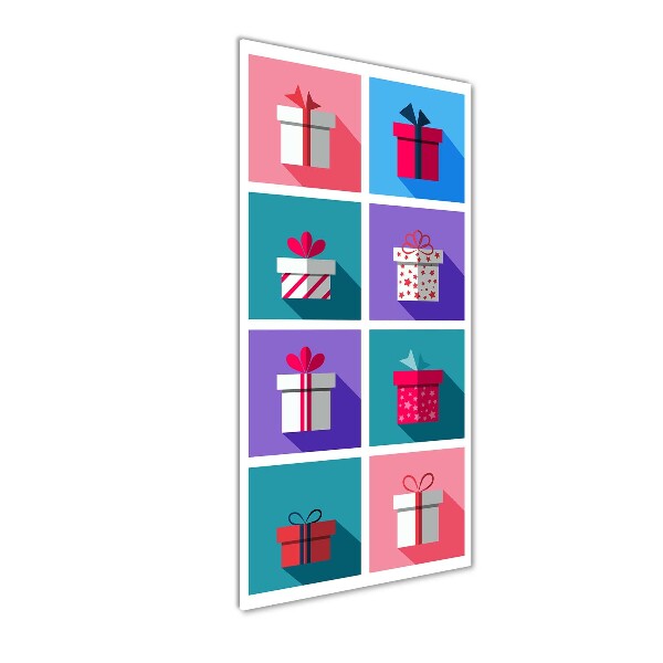 Fotocuadro de cristal elegante para hogar vertical Presenta