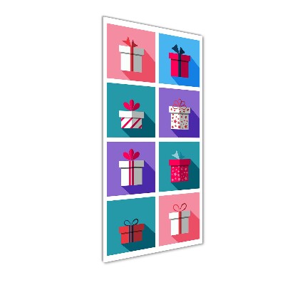 Fotocuadro de cristal elegante para hogar vertical Presenta