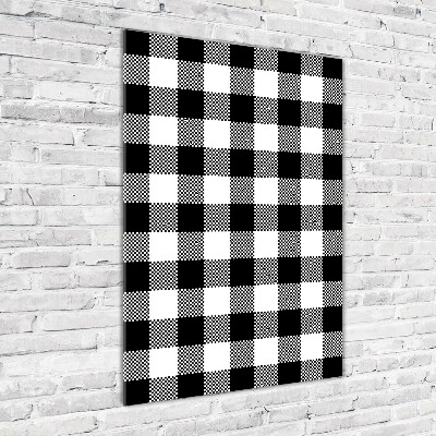 Cuadro de vidrio templado 4mm para pared vertical Cuadros blancos y negros