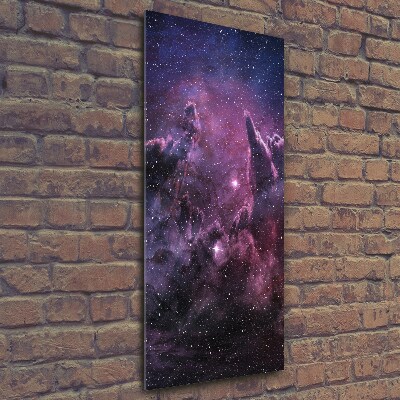 Cuadro de vidrio templado 4mm para pared vertical Nebulosa