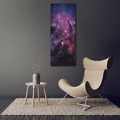 Cuadro de vidrio templado 4mm para pared vertical Nebulosa
