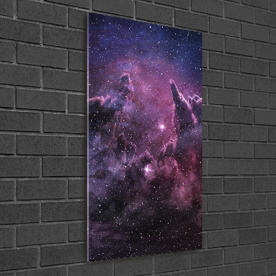 Cuadro de vidrio templado 4mm para pared vertical Nebulosa
