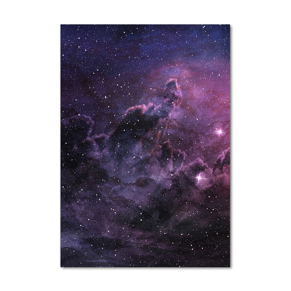 Cuadro de vidrio templado 4mm para pared vertical Nebulosa
