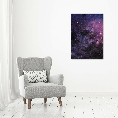 Cuadro de vidrio templado 4mm para pared vertical Nebulosa