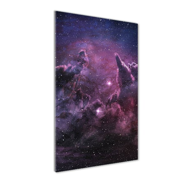 Cuadro de vidrio templado 4mm para pared vertical Nebulosa