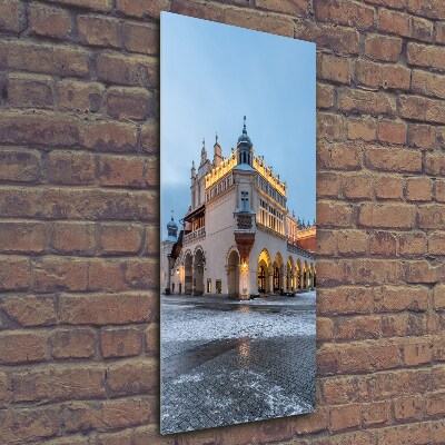 Cuadro decorativo en cristal con canto pulido vertical Cracovia, Polonia