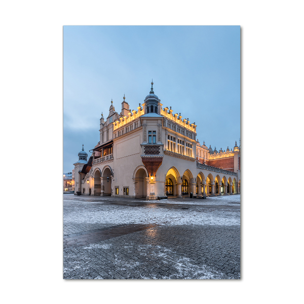 Cuadro decorativo en cristal con canto pulido vertical Cracovia, Polonia