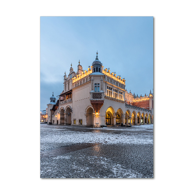 Cuadro decorativo en cristal con canto pulido vertical Cracovia, Polonia