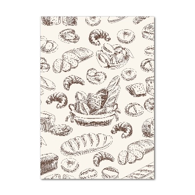 Foto-obraz szkło hartowane pionowy Pieczywo