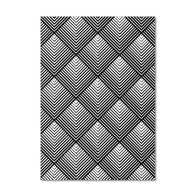 Cuadro de vidrio templado 4mm para pared vertical Fondo geométrico