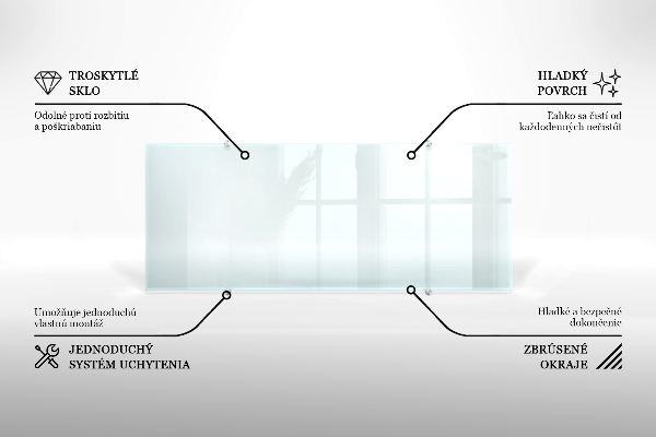 Salpicadero de cocina transparente 