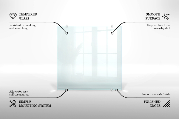 Salpicadero de cocina transparente 
