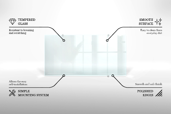 Salpicadero de cocina transparente 