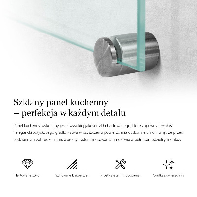 Salpicadero de cocina transparente 