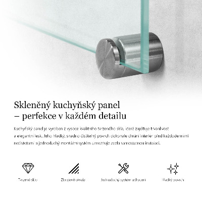 Salpicadero de cocina transparente 