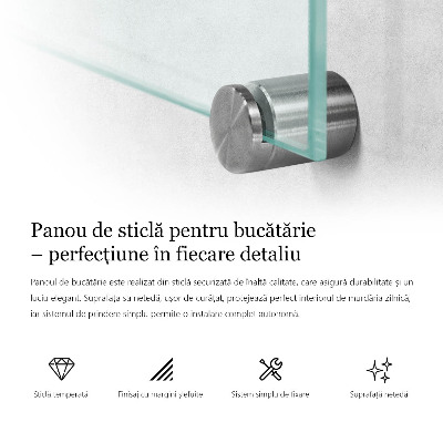 Salpicadero de cocina transparente 