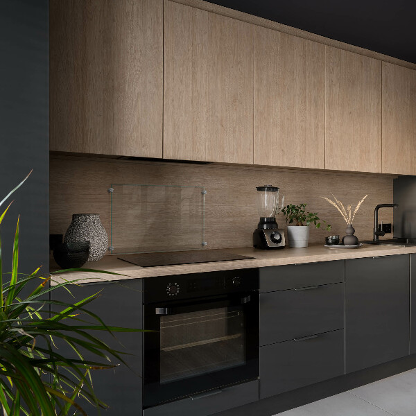 Salpicadero de cocina transparente 