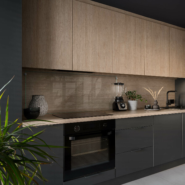 Salpicadero de cocina transparente 