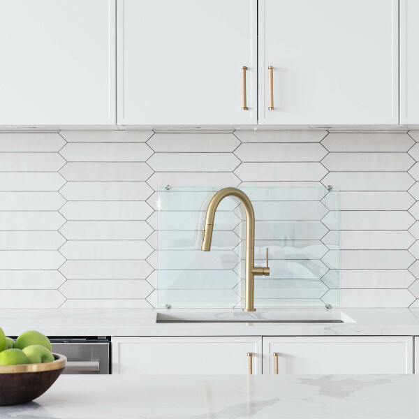 Salpicadero de cocina transparente 