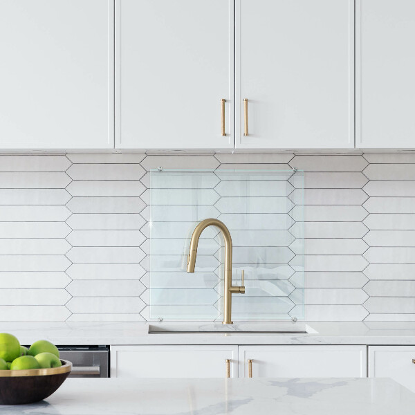 Salpicadero de cocina transparente 