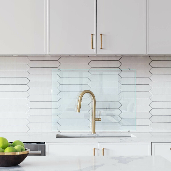 Salpicadero de cocina transparente 