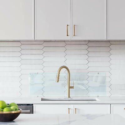 Salpicadero de cocina transparente 