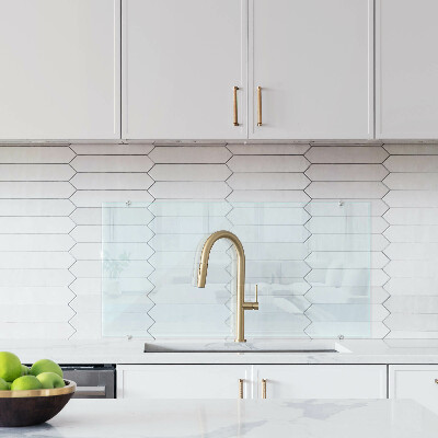 Salpicadero de cocina transparente 