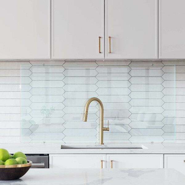 Salpicadero de cocina transparente 