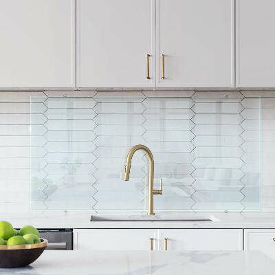 Salpicadero de cocina transparente 