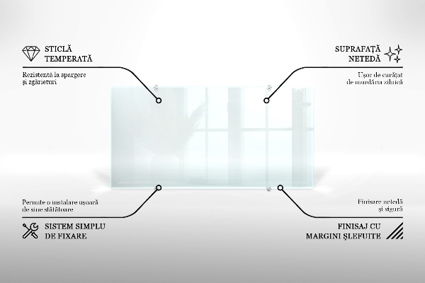 Salpicadero de cocina transparente 